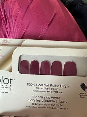 Port-ugal Nail Polish Strips - Deep Rose Pink